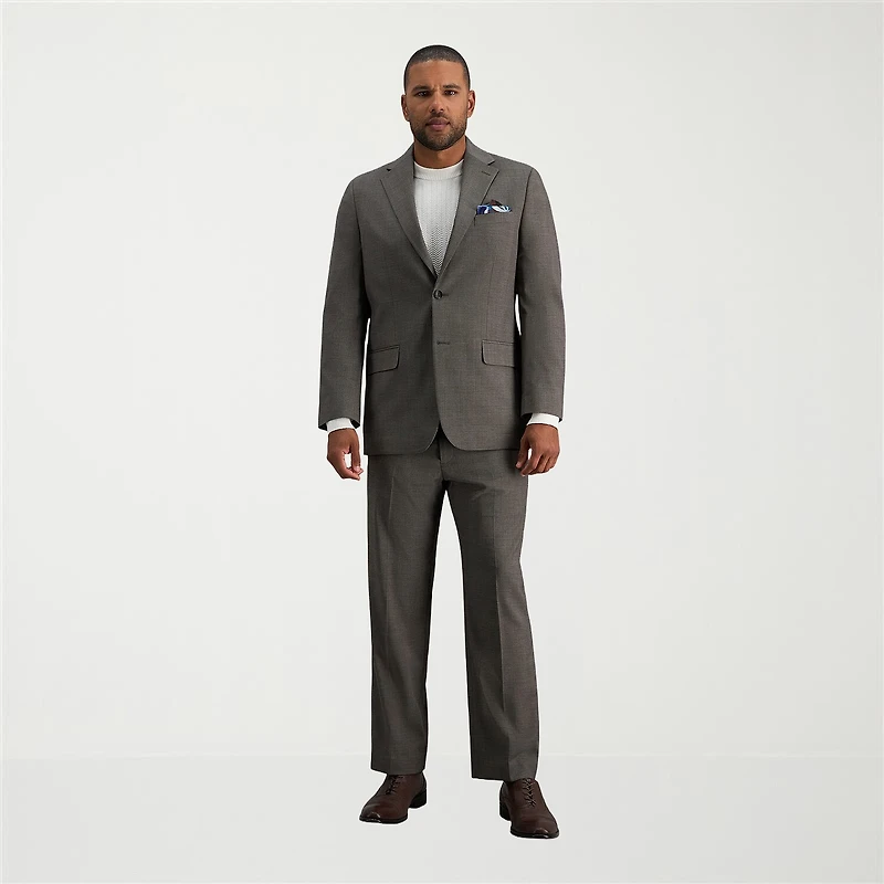 Haggar JMH Mens Classic Fit Plaid Suit Jacket