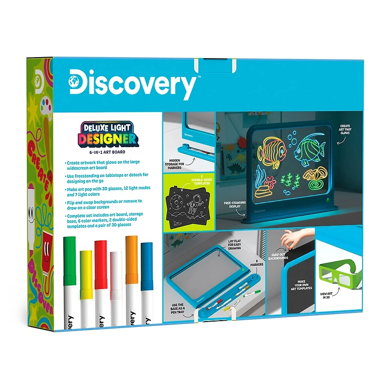 Discovery™ Deluxe Light Designer 6-In-1 Art Board