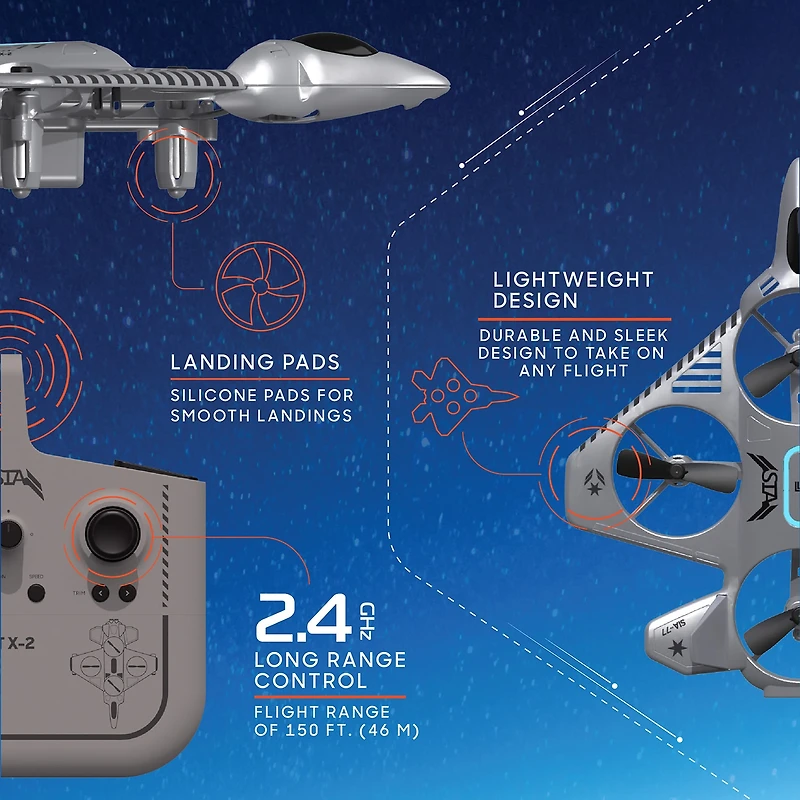 Sharper Image® X-Treme Thunderbolt Jet X-2 Drone