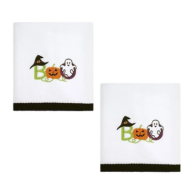 Avanti Colorful Boo 2 Pack Hand Towel