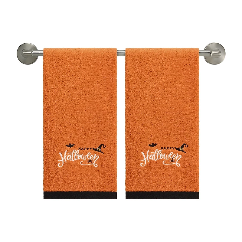 Avanti Happy Halloween Icons 2 Pack Hand Towel