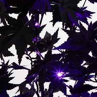 Nearly Natural 4ft Pre-Lit Black Maple Lighted Indoor Artificial Tree