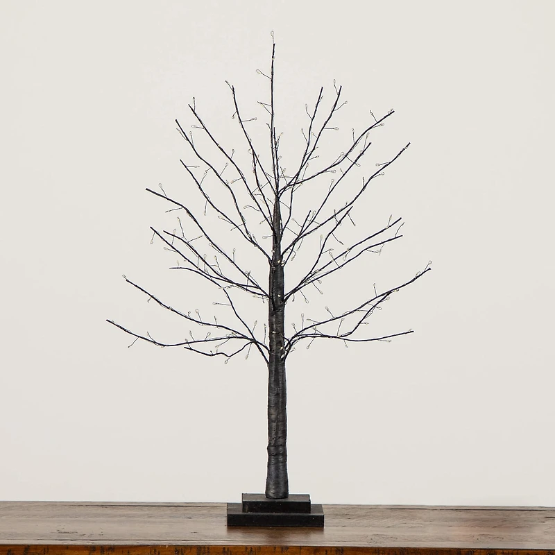 Nearly Natural 2ft Pre-Lit Halloween Twig Lighted Indoor Artificial Tree