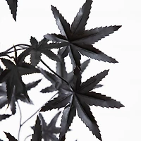 Nearly Natural 4ft Halloween Black Maple Indoor Artificial Tree