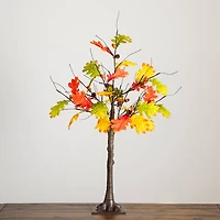 Nearly Natural 3ft Autumn Maple Fall Lighted Indoor 3-pc. Artificial Tree