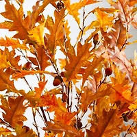 Nearly Natural 5ft Pre-Lit Autumn Maple Lighted Indoor Artificial Tree