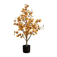 Nearly Natural 3ft Autumn Eucalyptus Indoor Artificial Tree