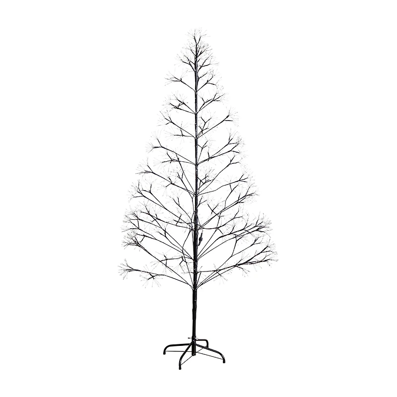 Nearly Natural 6ft Pre-Lit Halloween Starburst Lighted Indoor Artificial Tree
