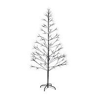 Nearly Natural 6ft Pre-Lit Halloween Starburst Lighted Indoor Artificial Tree