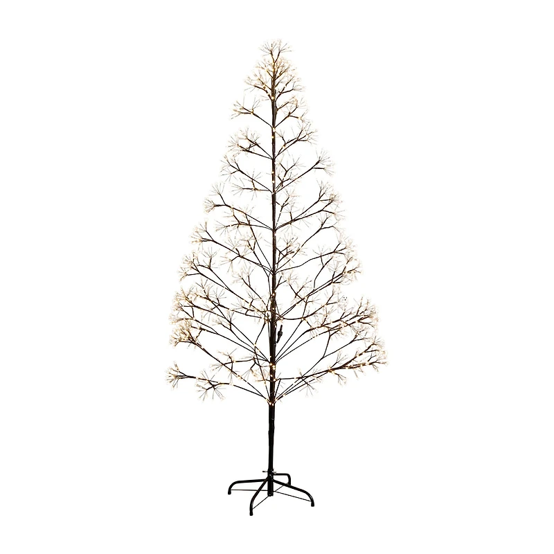 Nearly Natural 6ft Pre-Lit Halloween Starburst Lighted Indoor Artificial Tree