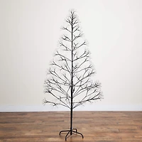 Nearly Natural 6ft Pre-Lit Halloween Starburst Lighted Indoor Artificial Tree