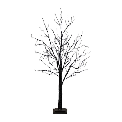 Nearly Natural 4ft Pre-Lit Halloween Twig Lighted Indoor Artificial Tree