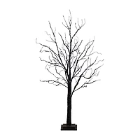 Nearly Natural 4ft Pre-Lit Halloween Twig Lighted Indoor Artificial Tree