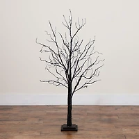 Nearly Natural 4ft Pre-Lit Halloween Twig Lighted Indoor Artificial Tree