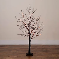 Nearly Natural 4ft Pre-Lit Halloween Twig Lighted Indoor Artificial Tree