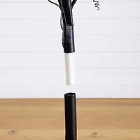 Nearly Natural 5ft Pre-Lit Halloween Pumpkins Lighted Indoor Artificial Tree