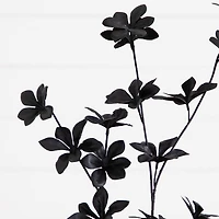 Nearly Natural 4ft Black Enkianthus Indoor Artificial Tree