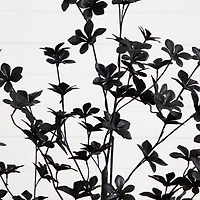 Nearly Natural 4ft Black Enkianthus Indoor Artificial Tree