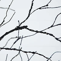 Nearly Natural 8ft Pre-Lit Halloween Twig Lighted Indoor Artificial Tree