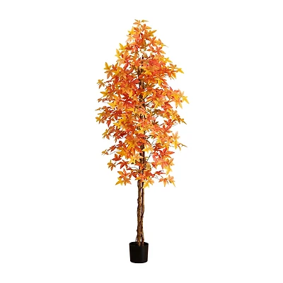 Nearly Natural 8ft Deluxe Maple Indoor Artificial Tree