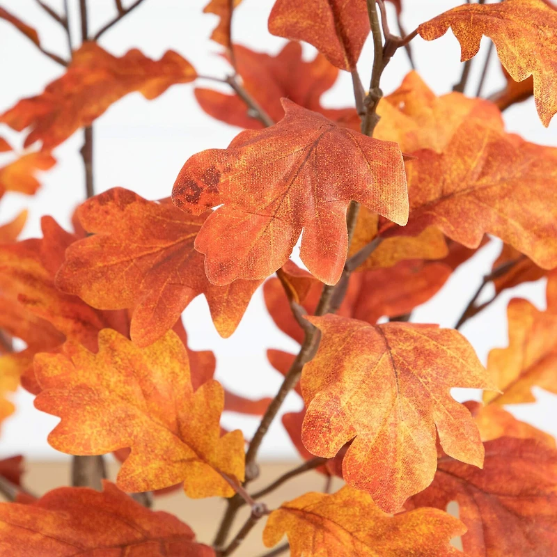 Nearly Natural 3ft Autumn Oak Indoor Artificial Tree