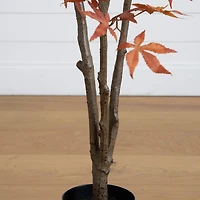 Nearly Natural 5ft Autumn Maple Indoor Artificial Tree