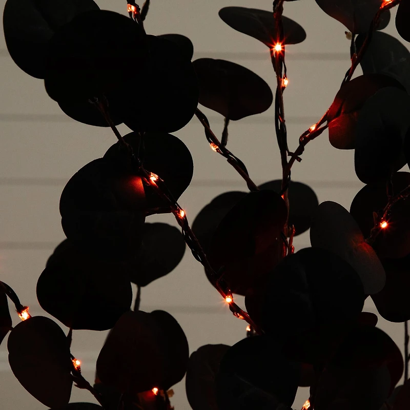 Nearly Natural Eucalyptus Lighted Indoor Artificial Tree