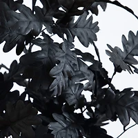 Nearly Natural 5ft Black Oak Halloween Indoor Artificial Tree