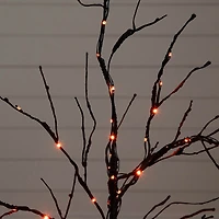 Nearly Natural 3ft Pre-Lit Halloween Twig Lighted Indoor Artificial Tree