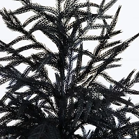 Nearly Natural 5ft Real Touch Black Norfolk Pine Indoor Artificial Tree