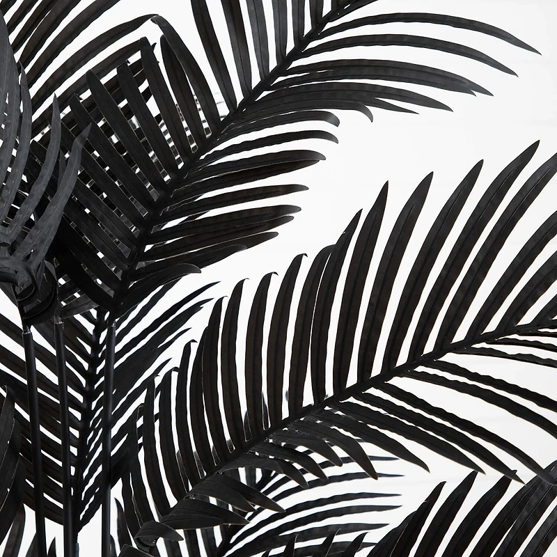 Nearly Natural 6ft Black Paradise Palm Indoor Artificial Tree