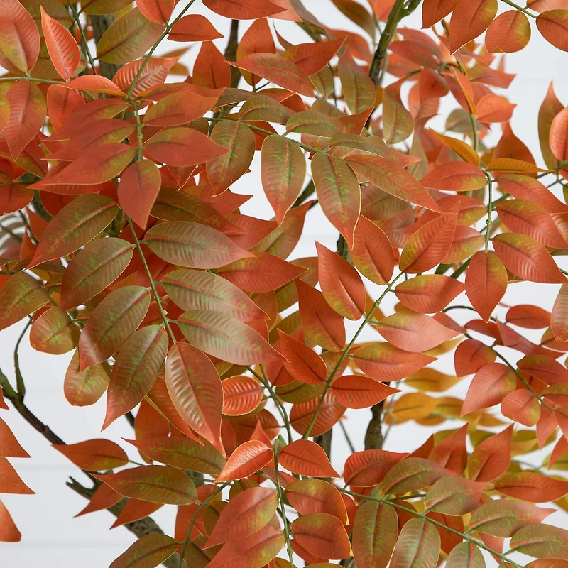 Nearly Natural 6ft Autumn Sumac Fall Indoor Artificial Tree