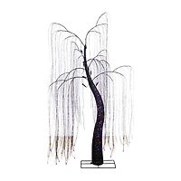 Nearly Natural 7ft Pre-Lit Halloween Lighted Indoor Artificial Tree