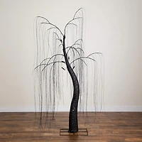 Nearly Natural 7ft Pre-Lit Halloween Lighted Indoor Artificial Tree