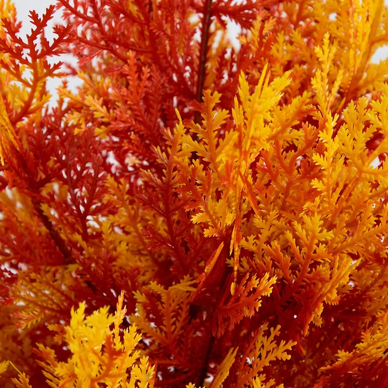 Nearly Natural 3ft Uv Resistant Autumn Cedar Indoor Outdoor Artificial Tree