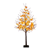 Nearly Natural 5ft Autumn Maple Fall Lighted Indoor Artificial Tree