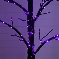 Nearly Natural 5ft Pre-Lit Halloween Twig Lighted Indoor Artificial Tree
