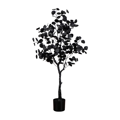 Nearly Natural 4ft Halloween Eucalyptus Indoor Artificial Tree
