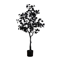 Nearly Natural 4ft Halloween Eucalyptus Indoor Artificial Tree