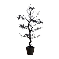 Nearly Natural 3ft Pre-Lit Halloween Twig Lighted Indoor Artificial Tree
