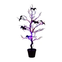 Nearly Natural 3ft Pre-Lit Halloween Twig Lighted Indoor Artificial Tree