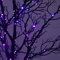 Nearly Natural Pre-Lit Halloween Minimalist Twig Lighted Indoor Artificial Tree