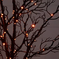 Nearly Natural Pre-Lit Halloween Minimalist Twig Lighted Indoor Artificial Tree