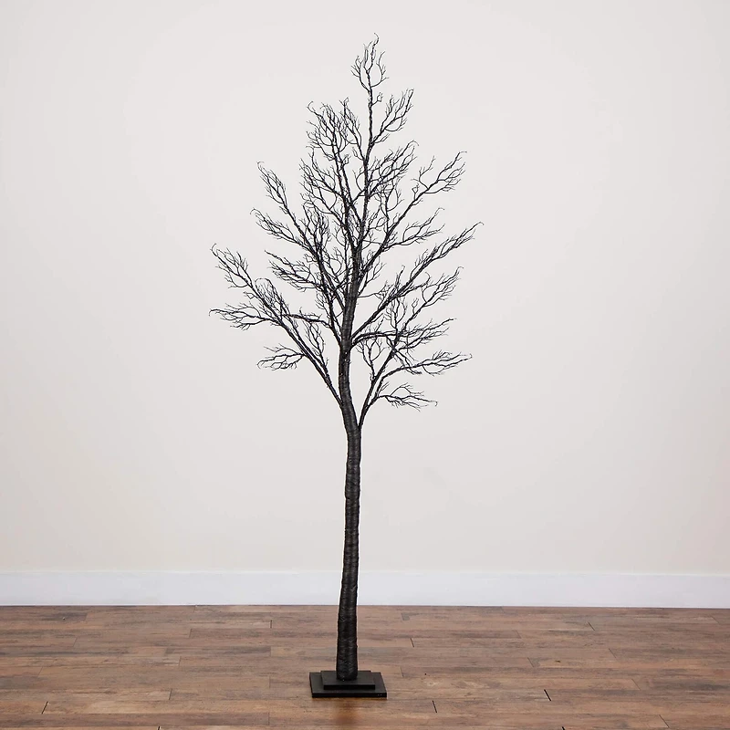 Nearly Natural Pre-Lit Halloween Minimalist Twig Lighted Indoor Artificial Tree