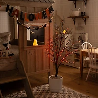 Nearly Natural Lighted Indoor Artificial Tree