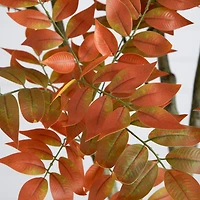 Nearly Natural 7ft Autumn Sumac Fall Indoor Artificial Tree