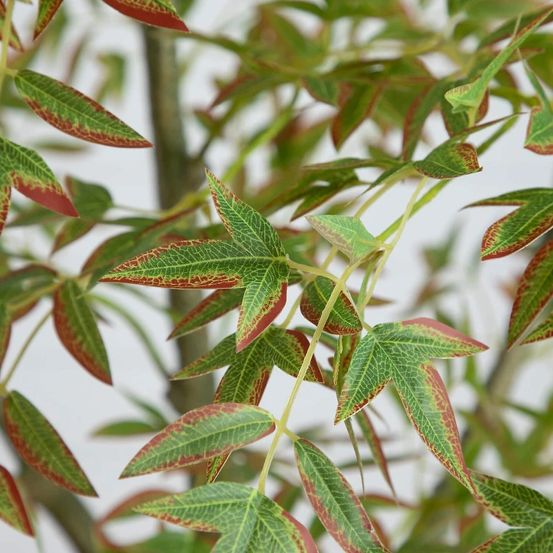 Nearly Natural 7ft Autumn Nandina Indoor Artificial Tree