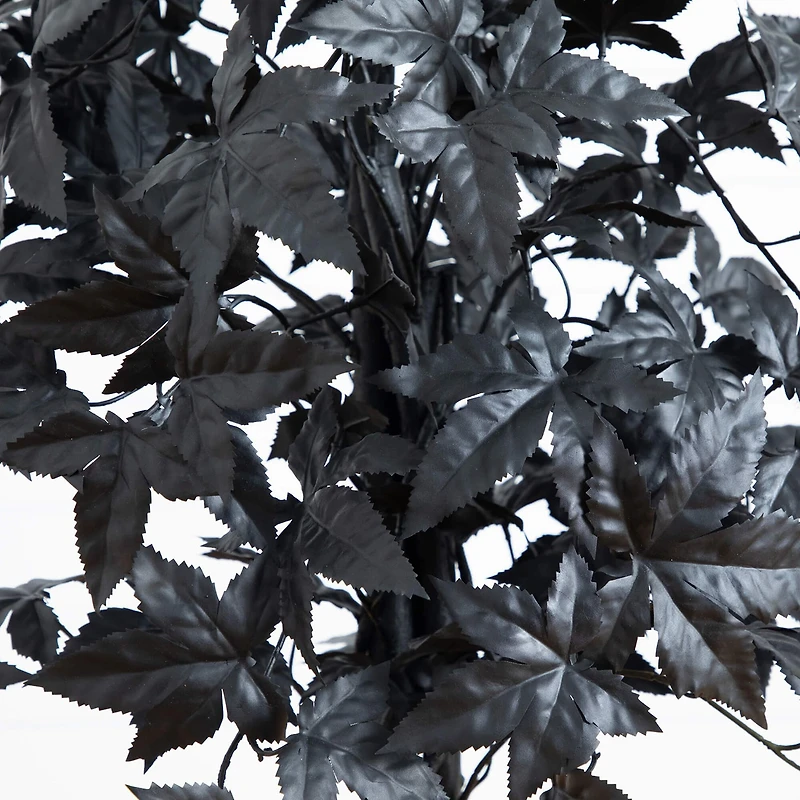 Nearly Natural 4ft Black Maple Indoor Artificial Tree