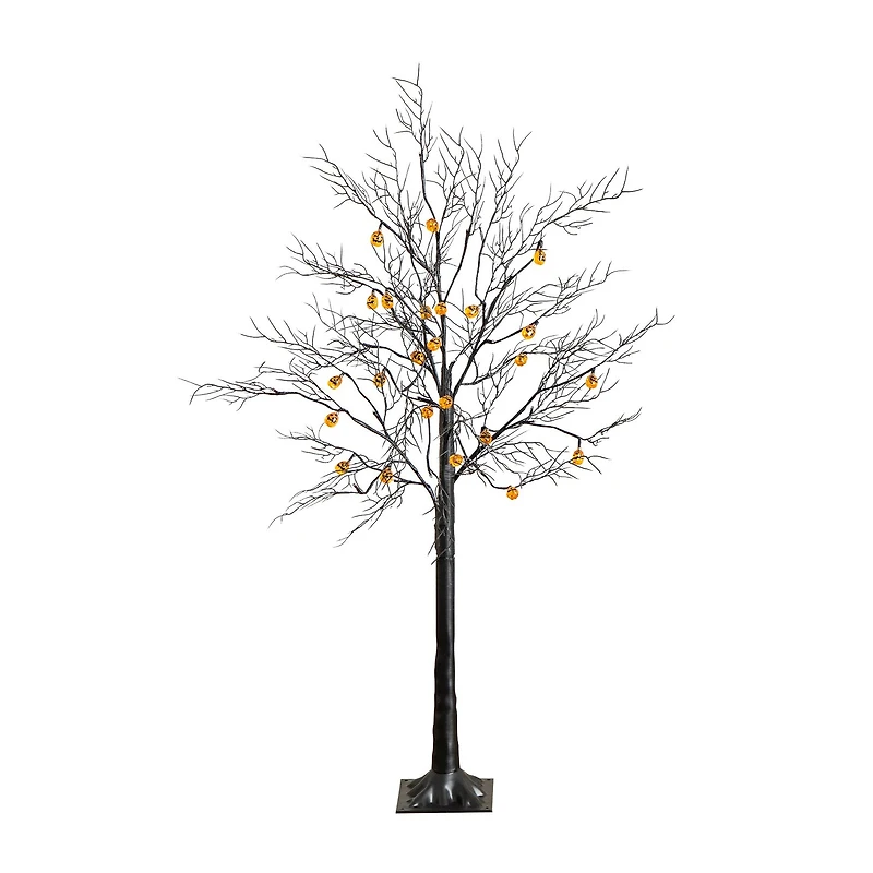 Nearly Natural 4ft Pre-Lit Halloween Lighted Indoor Artificial Tree