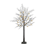 Nearly Natural 4ft Pre-Lit Halloween Lighted Indoor Artificial Tree